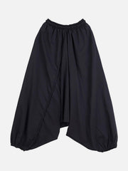 Dark Cross Crotch Oversized Pants