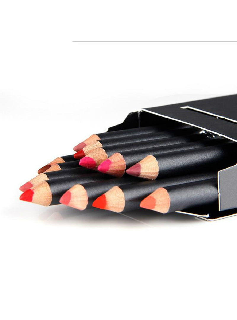 12pcs/lot 12 Color Magical Halo Lip Liner Pencil