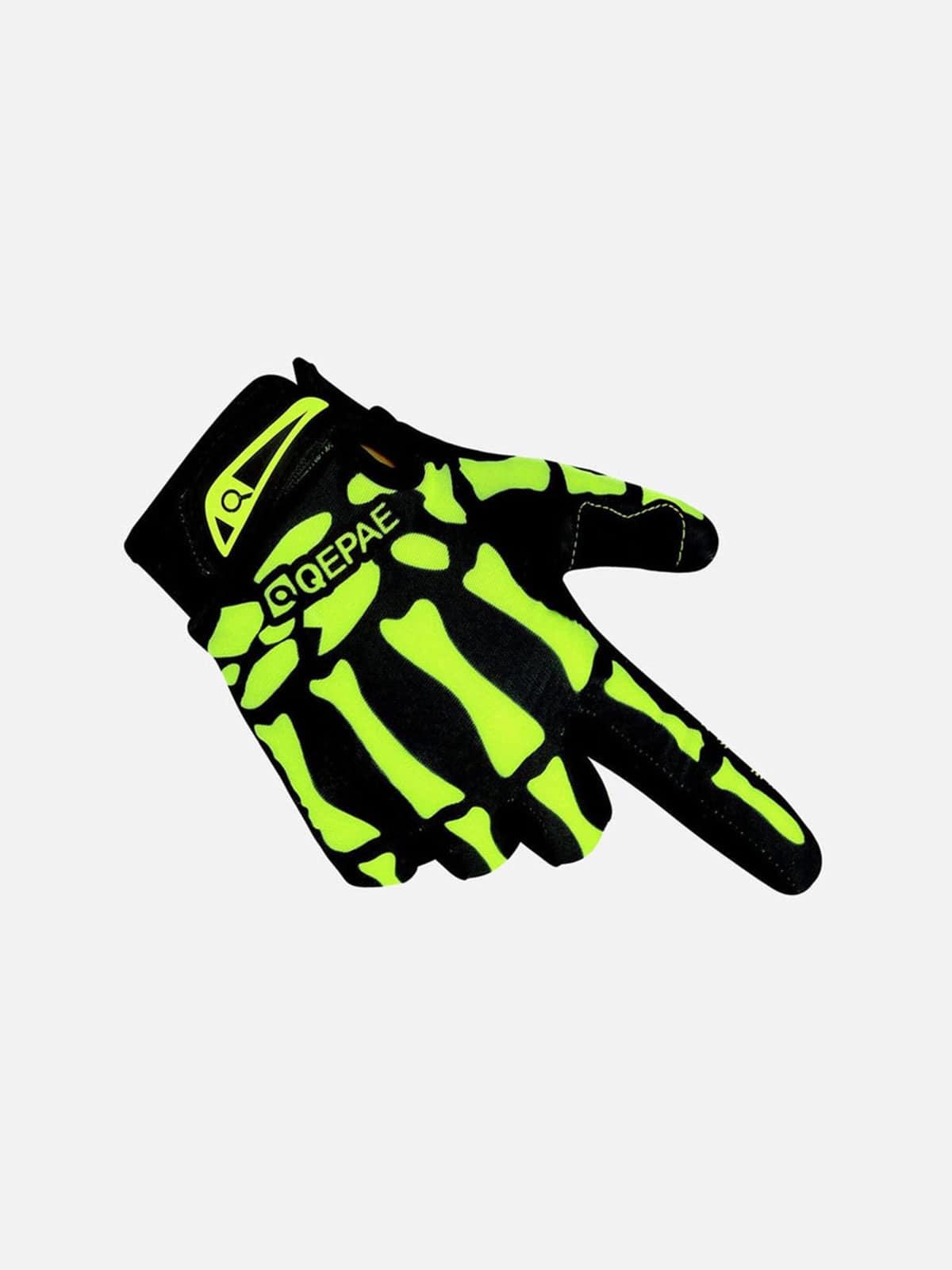 Punk Skeleton Claw Gloves