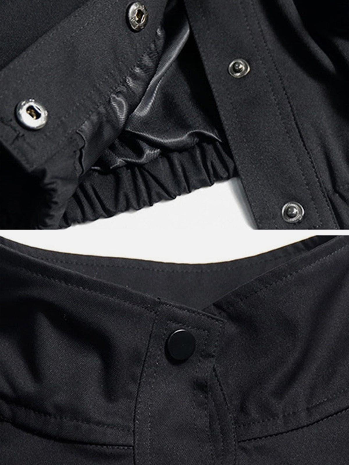 Labeling Pockets Stand Cargo Jacket