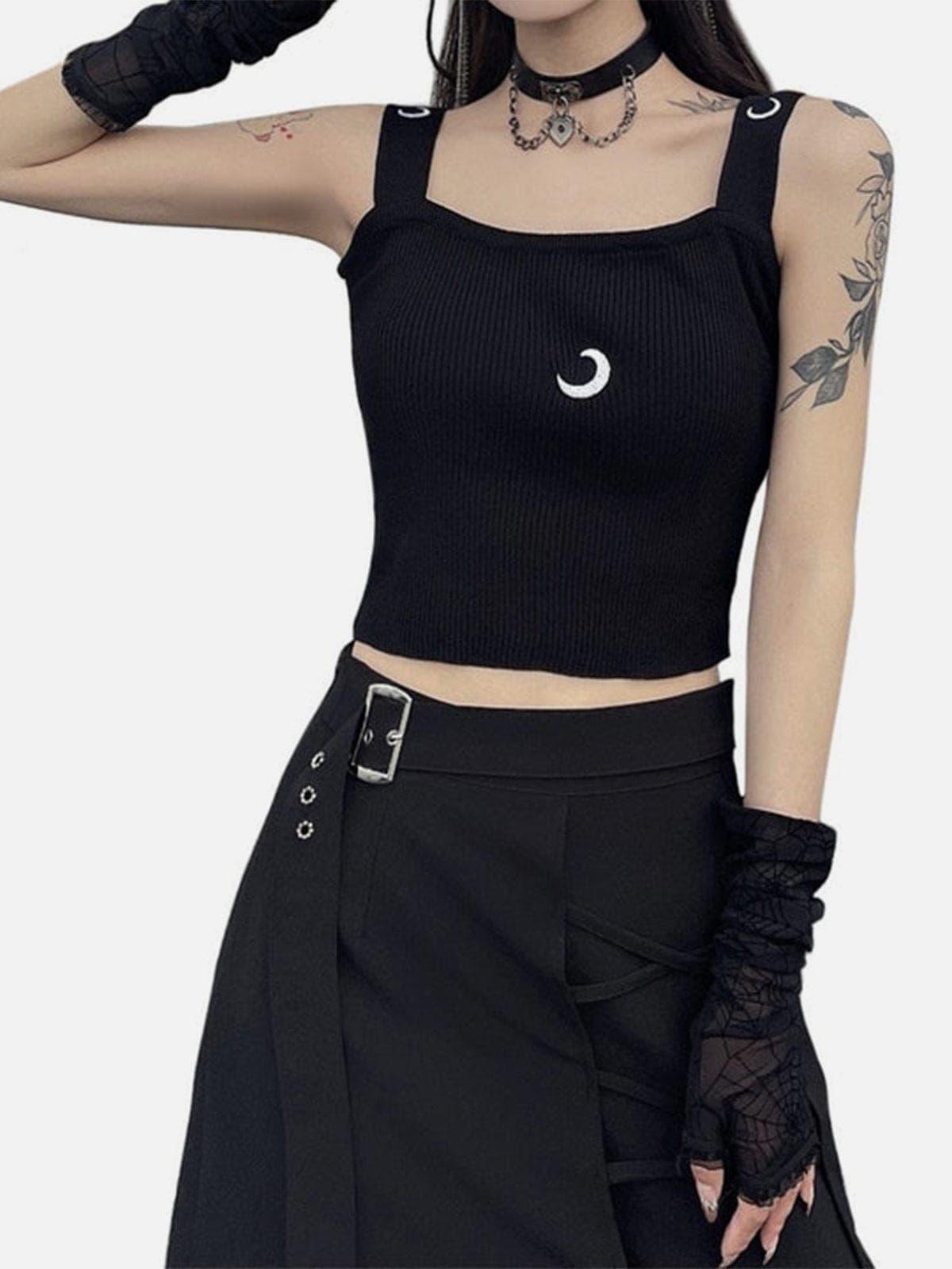 Dark Moon Embroidered Vest