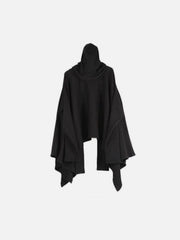 Dark Style Detachable Hat Cloak Hoodie