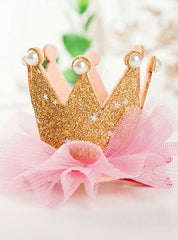 1 pcs Lovely Cute Girls Crown Princess Hair Clip