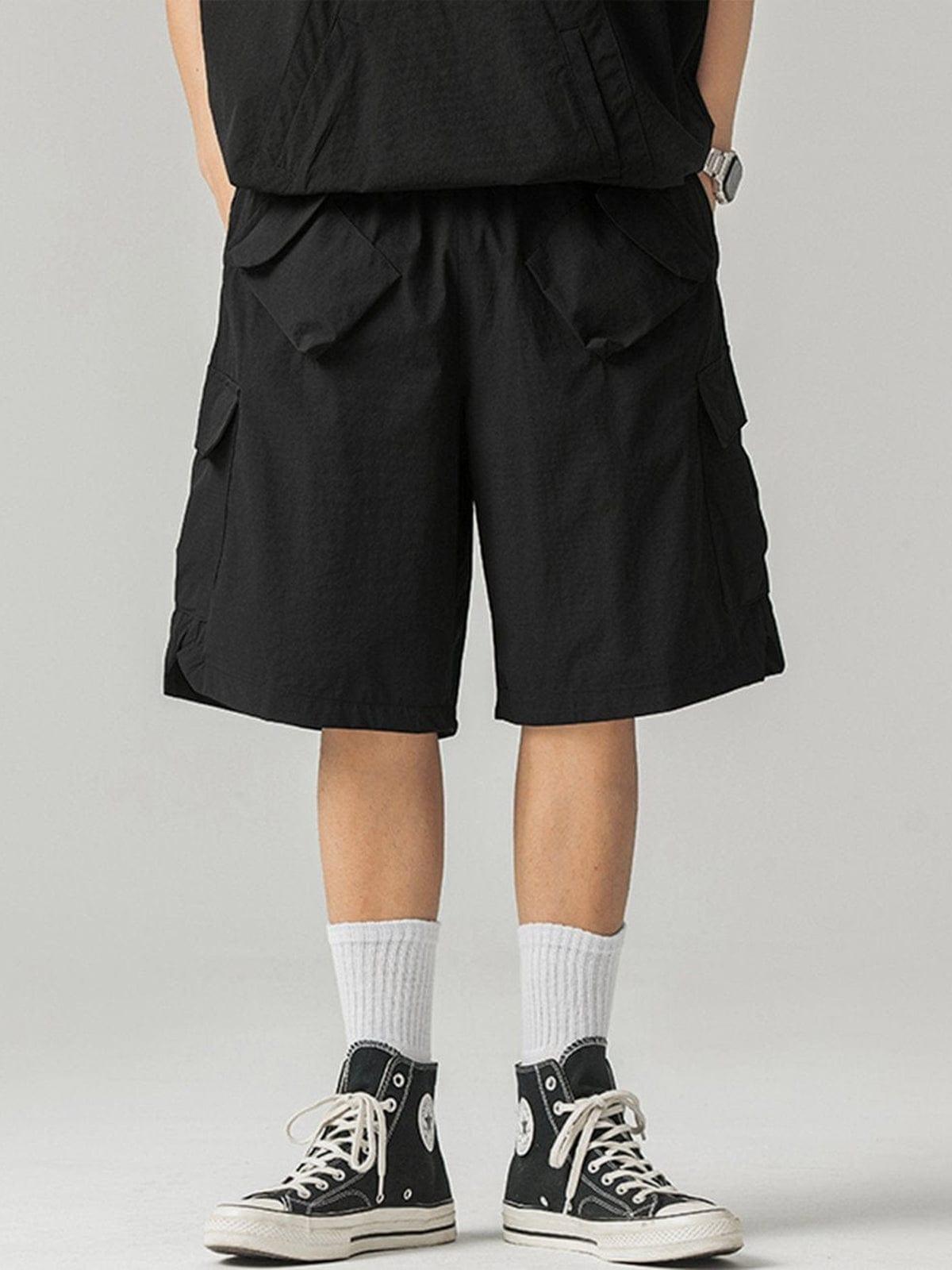 Irregular Pockets Water Proof Shorts