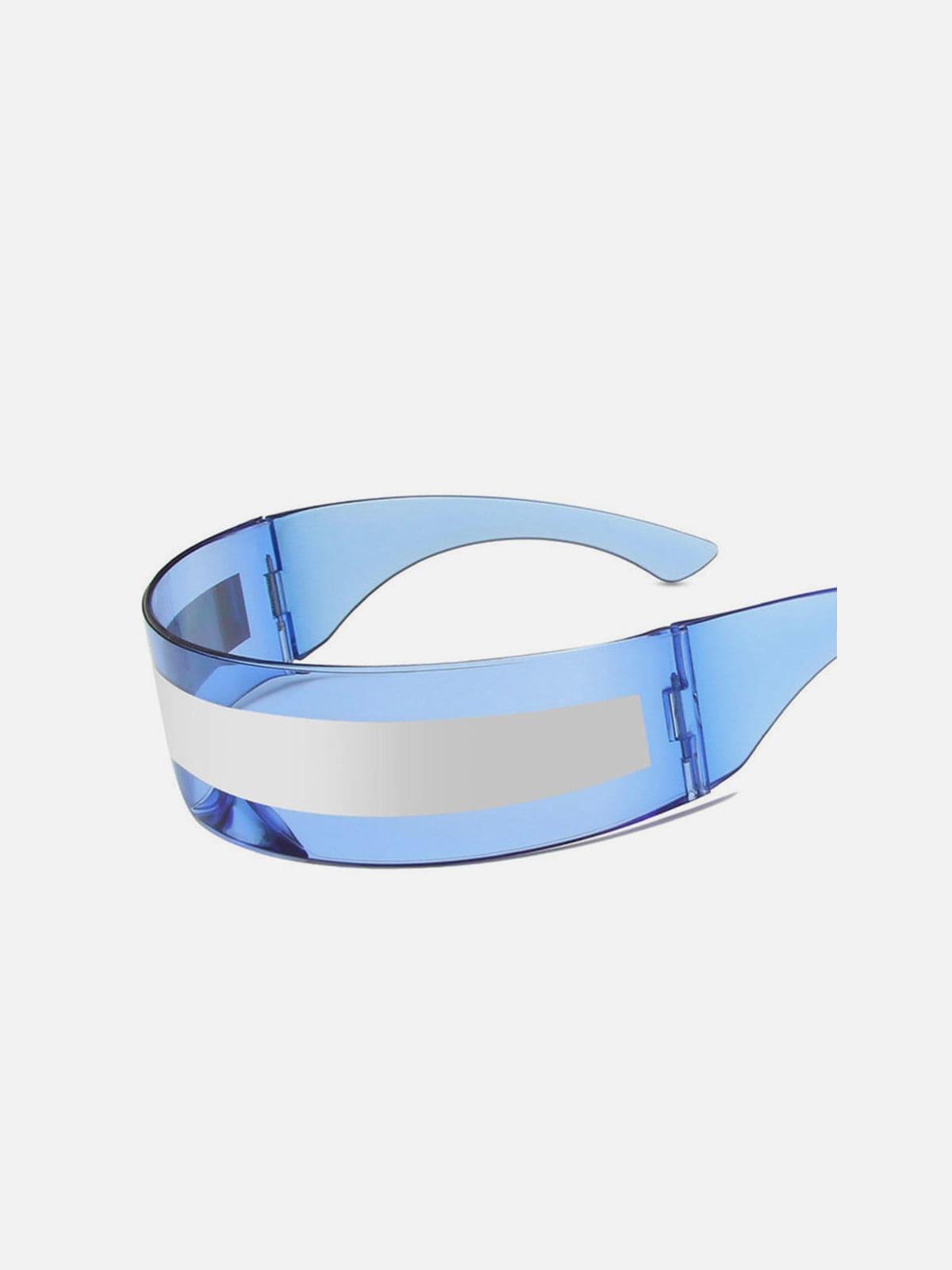 Cyberpunk Technology Translucent Gradient Glasses
