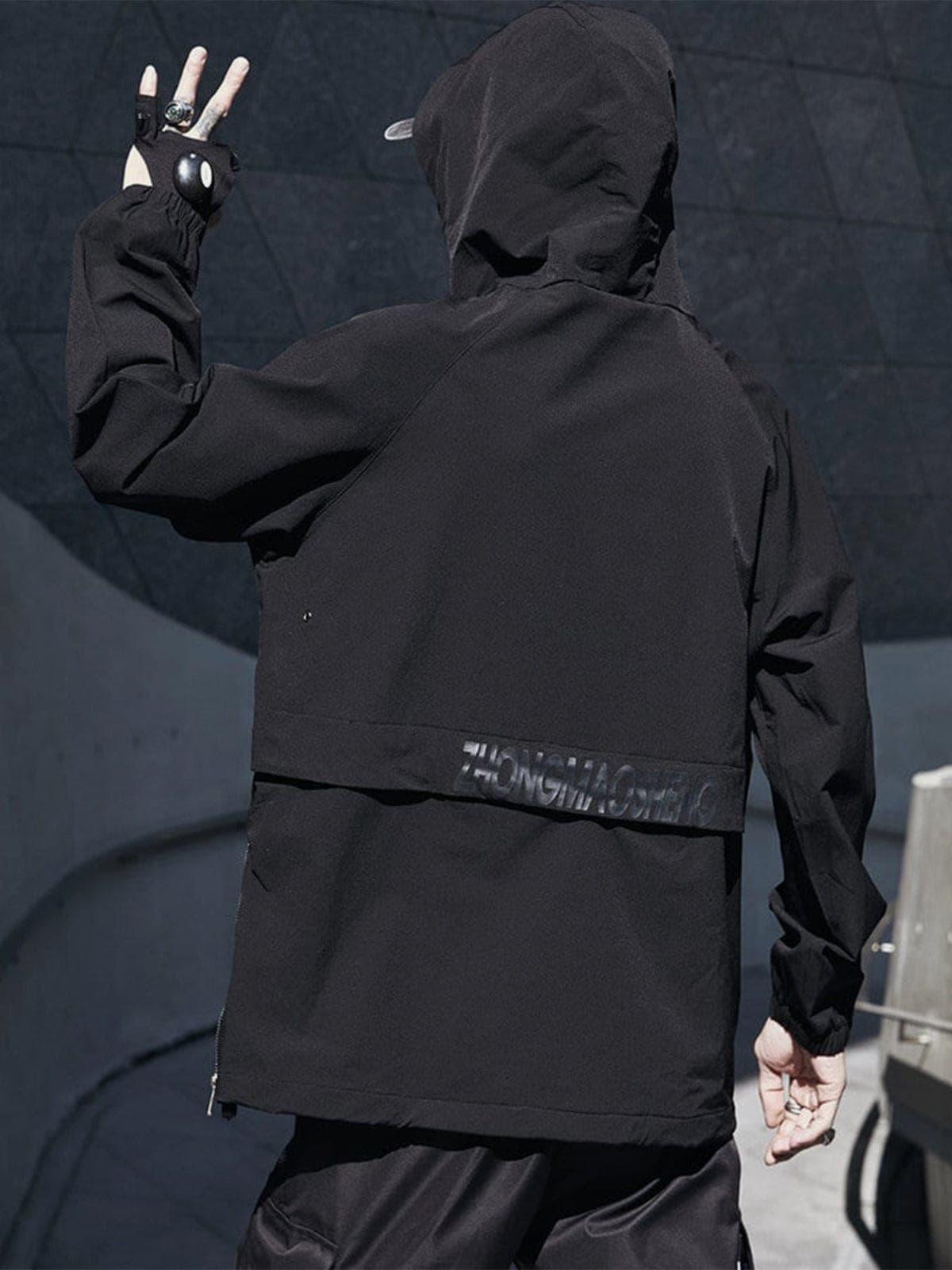 Ninja Dark Side Zipper Cargo Jacket
