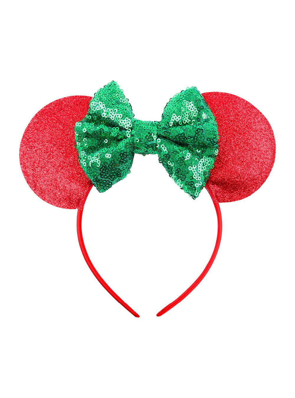 Cute mouse Ears Hair Bands Hoop rose flower Hairband