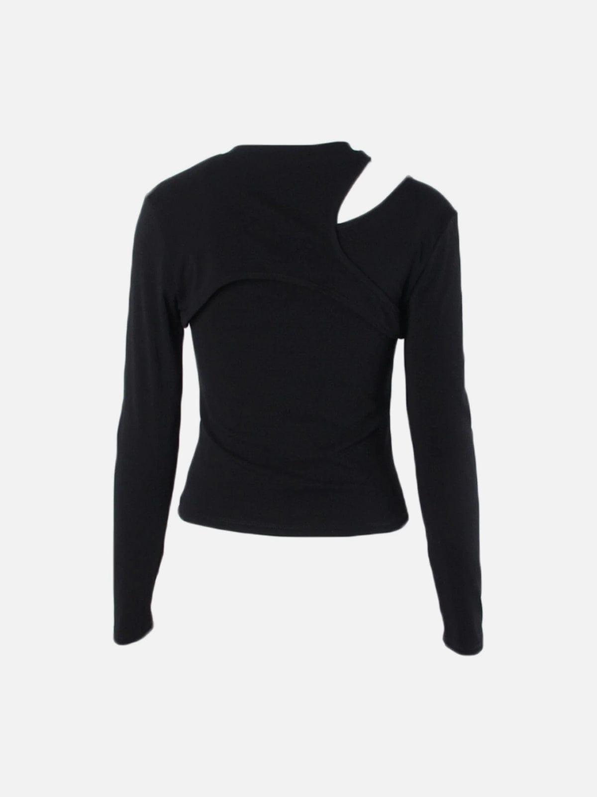 Irregular Patchwork Sleeve T Shirt