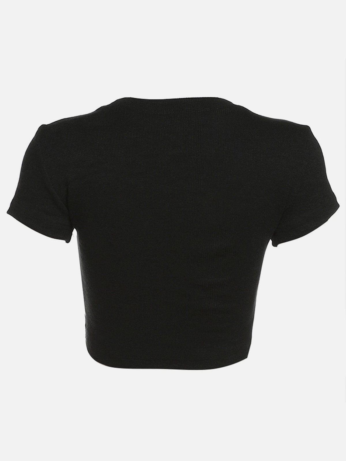 Dark Hollow Chain Short Sleeve T Shirt