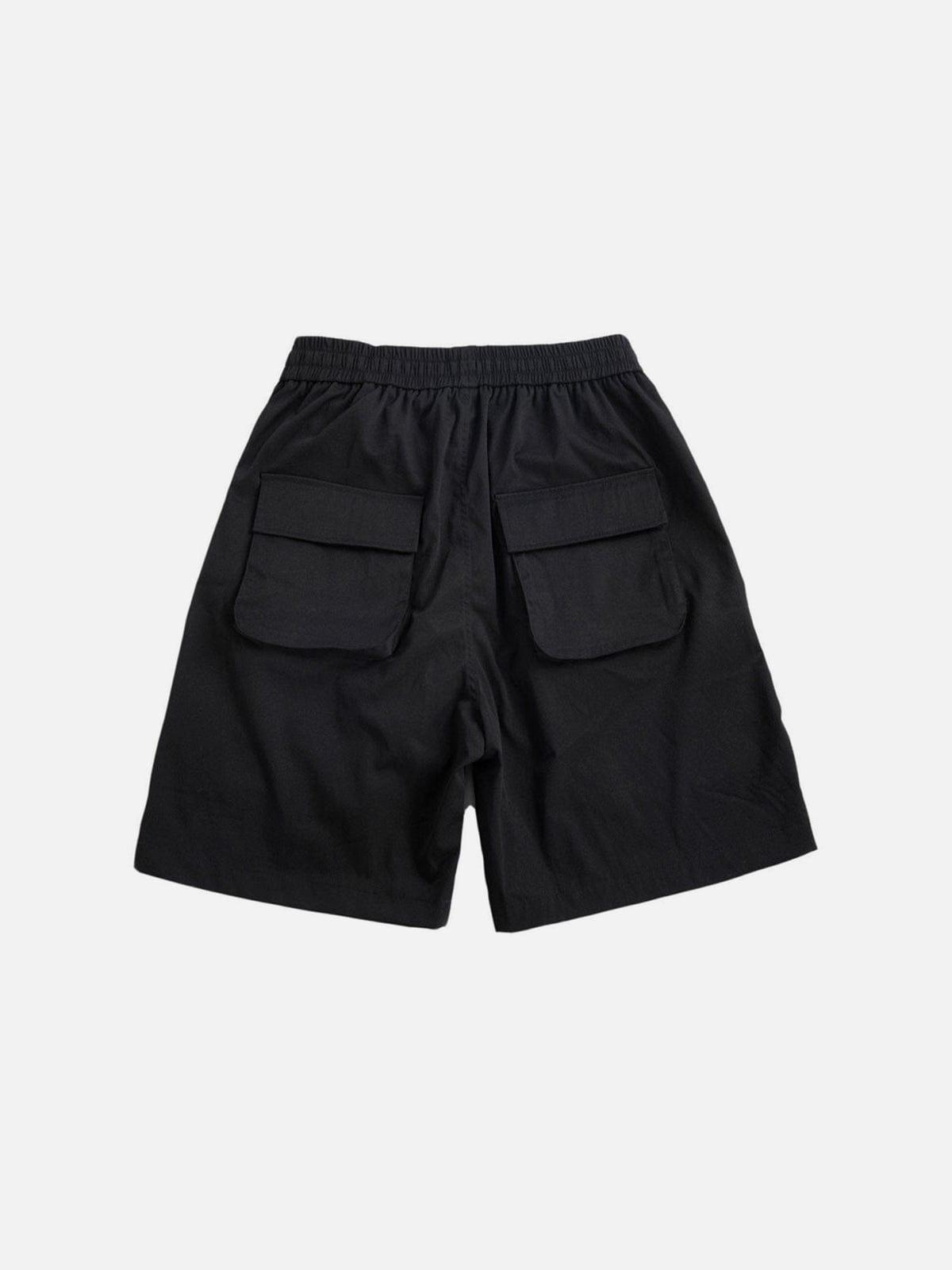 Combat Zipper Pockets Cargo Shorts