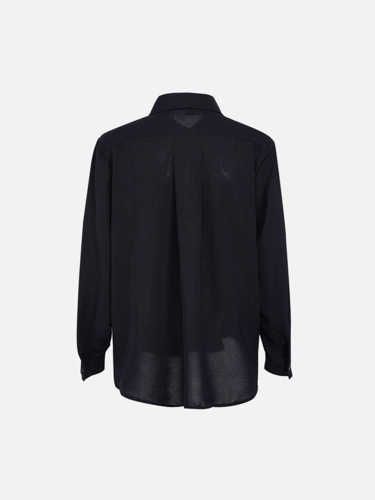 Techwear Dark Tie Shirt