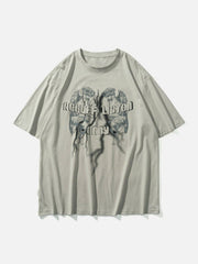 Skull Lightning Graphic Tee