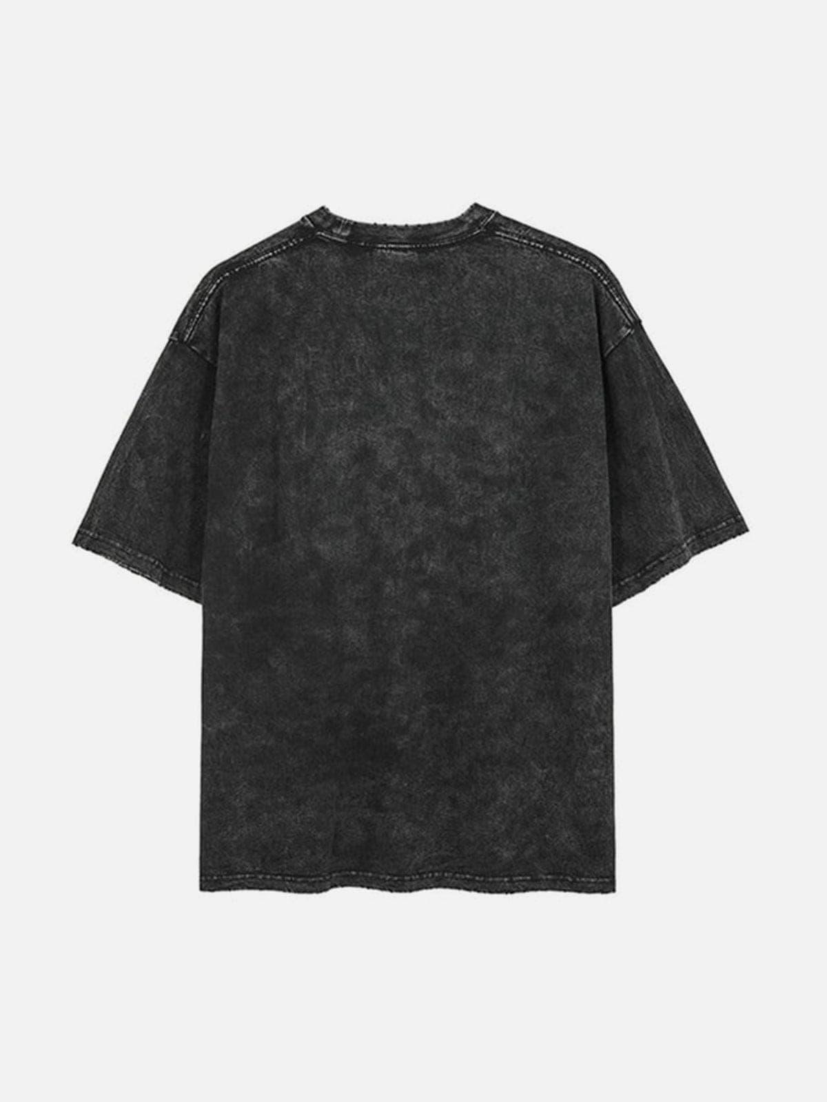 "Pain" Retro Washed Oversized Tee
