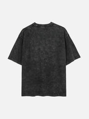 "Pain" Retro Washed Oversized Tee