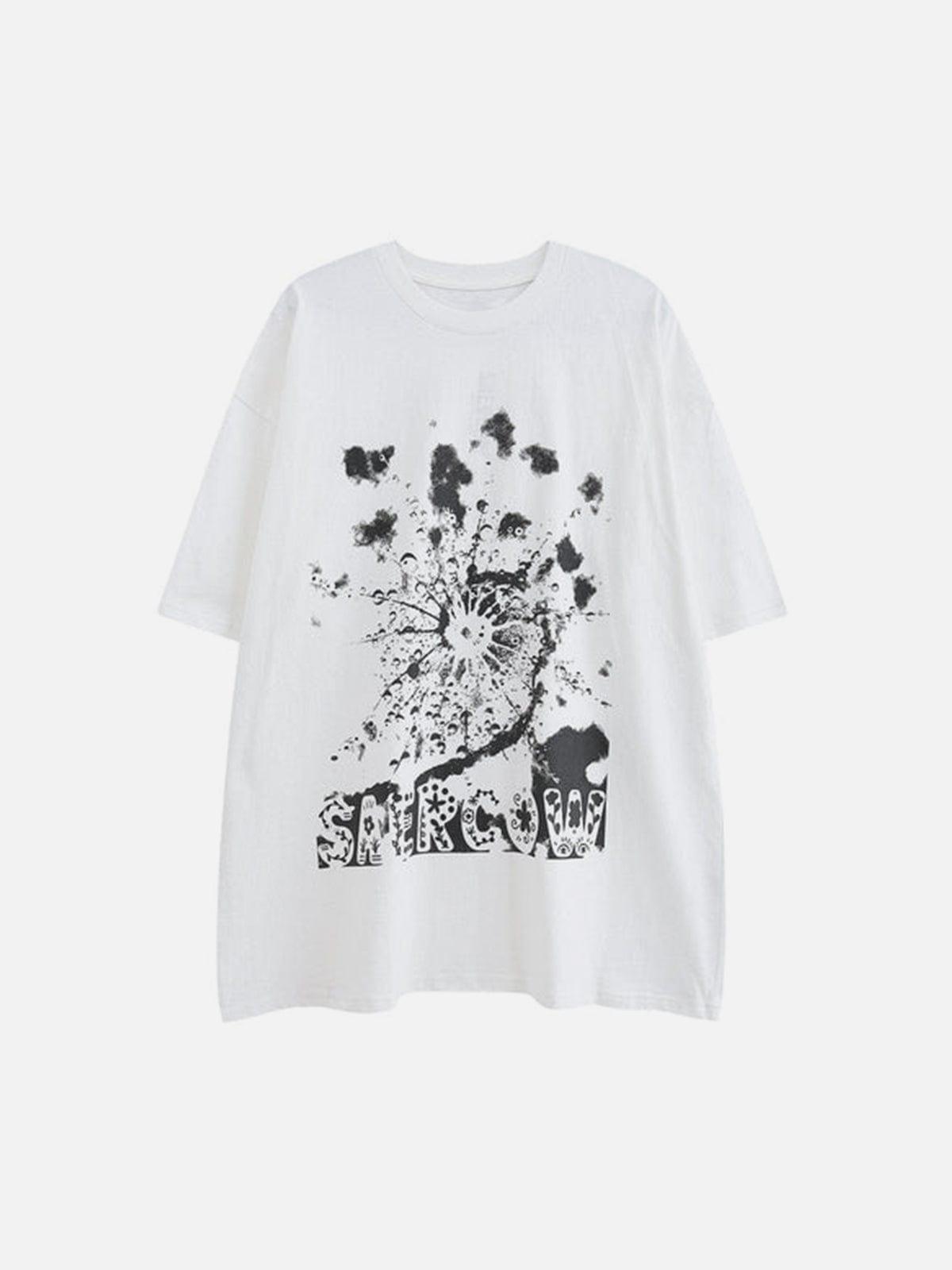 Flower Plant Letters Bombing Graphic Tee