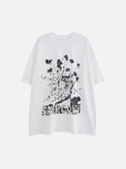 Flower Plant Letters Bombing Graphic Tee