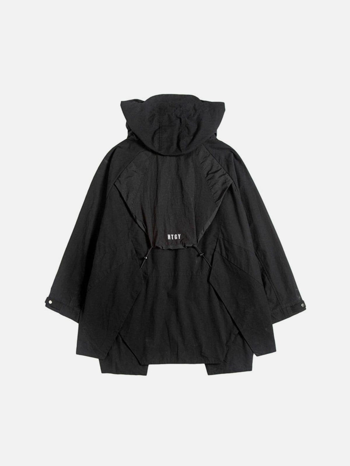 Dark Functional Patchwork Jacket