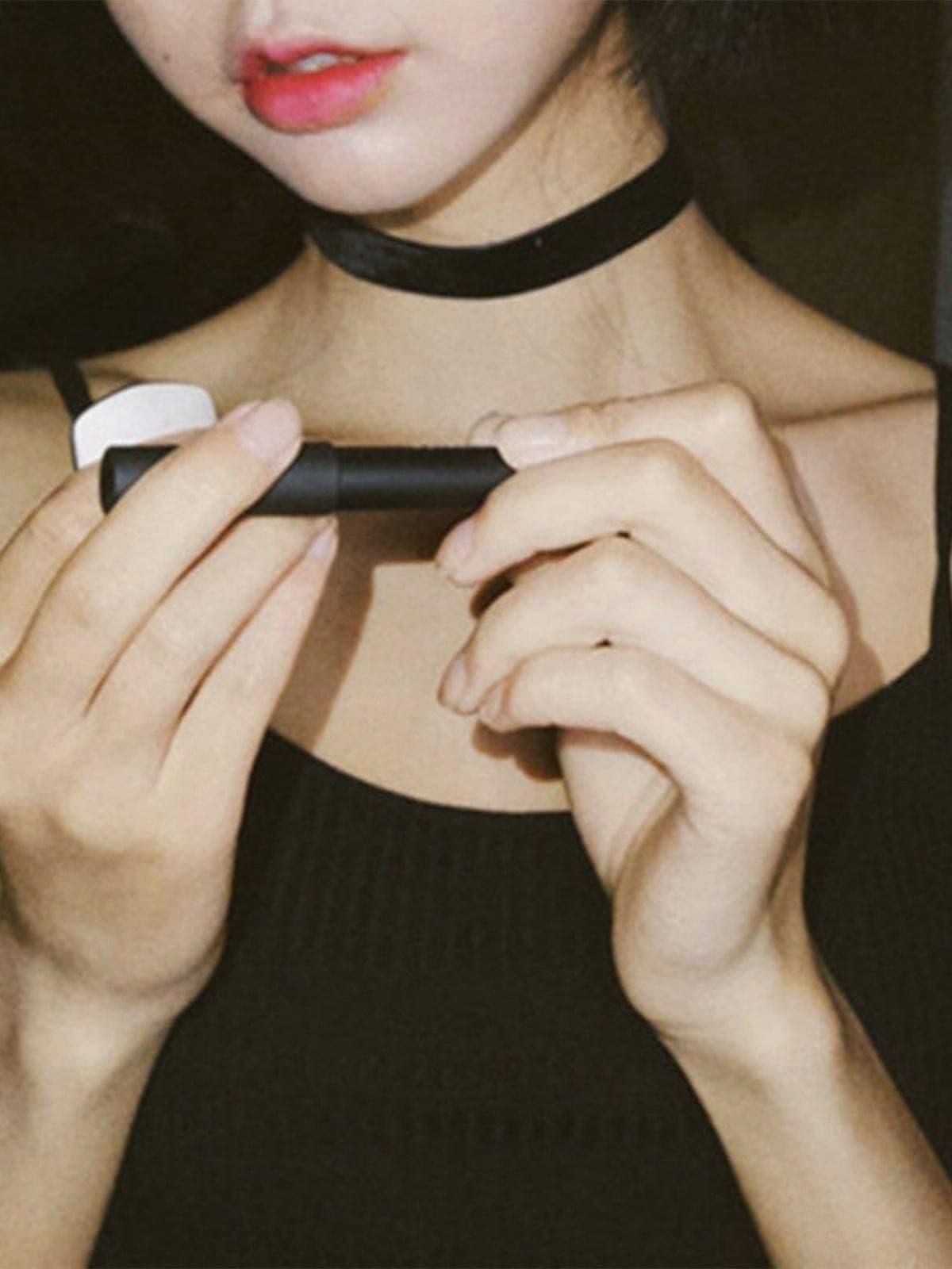 Punk Black Velvet Neckband Collar Necklace