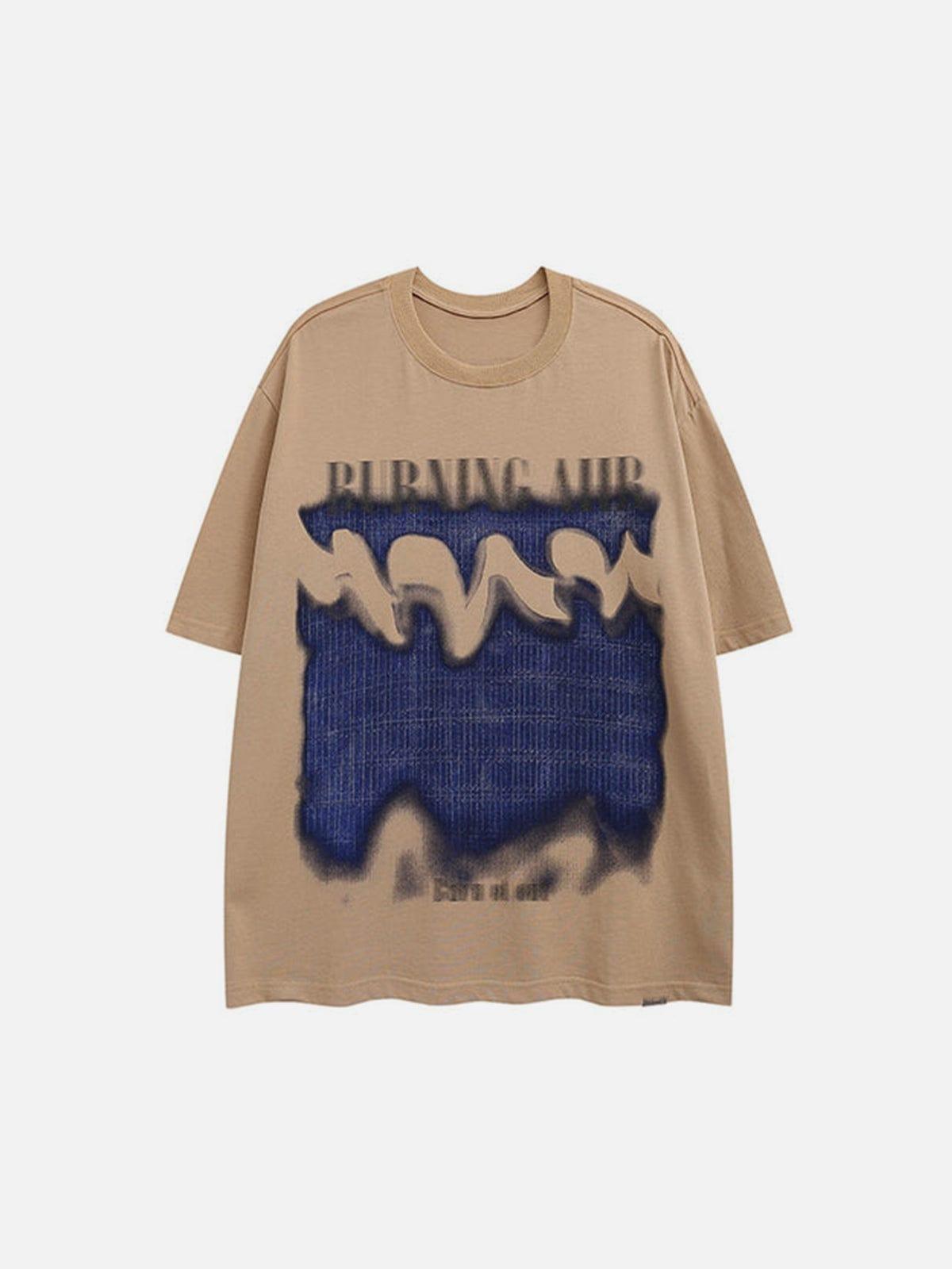 Dark Funny Color Graffiti Tee