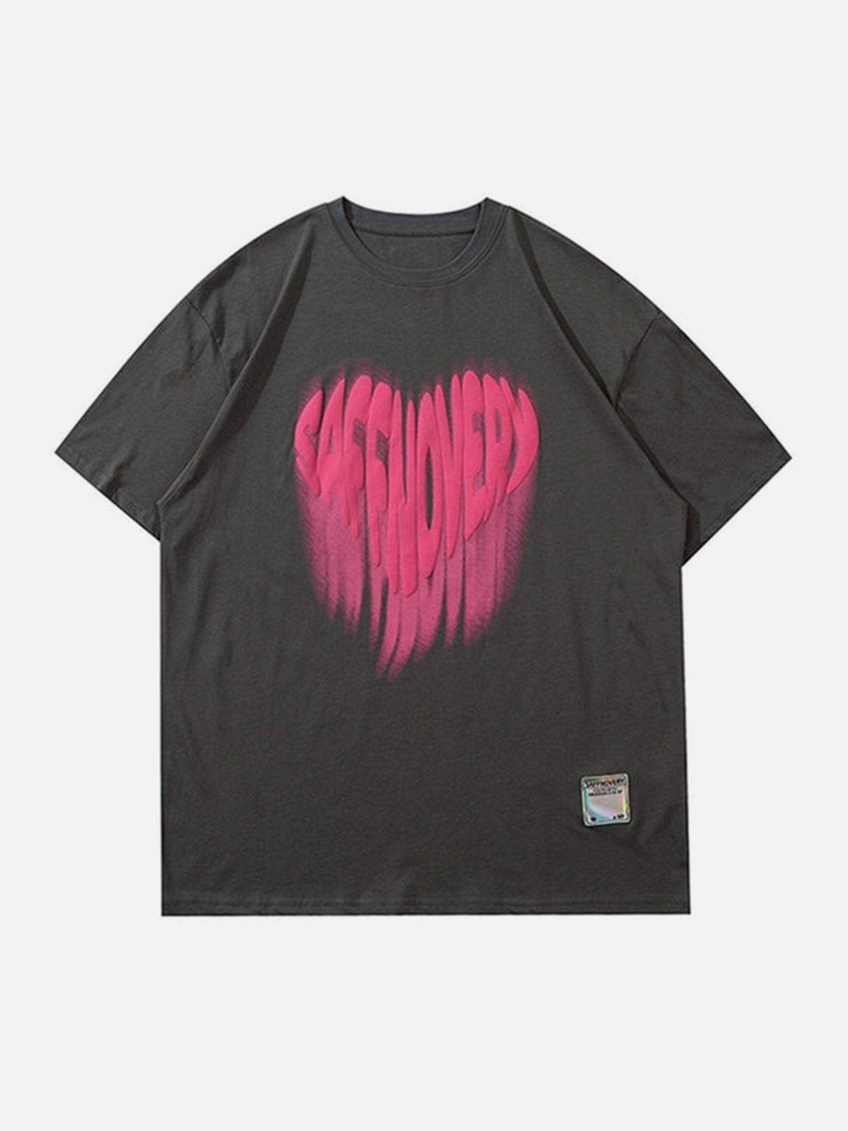 Foam Letter Love Print Tee