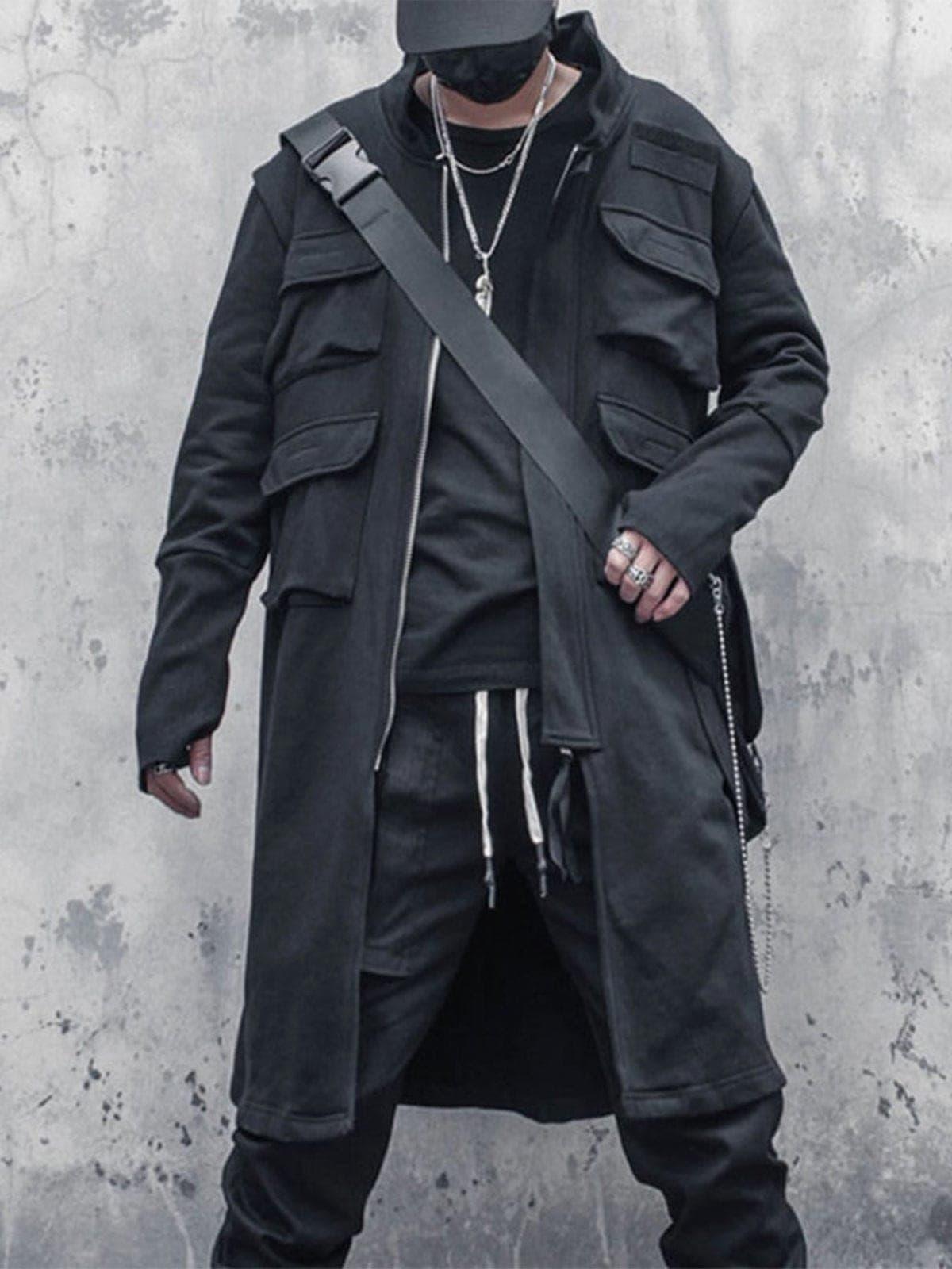 Dark Function Multi Pockets Mid-length Jacket