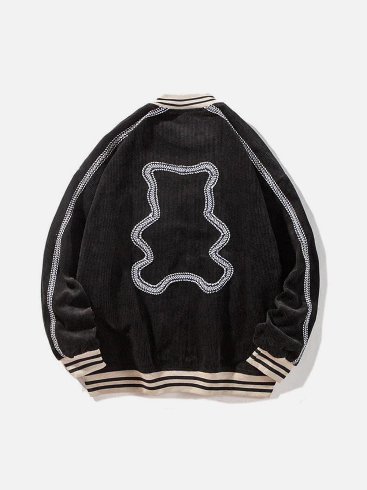 Embroidered Corduroy Jacket