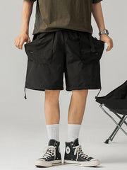 Big Pocket Drawstring Cargo Shorts