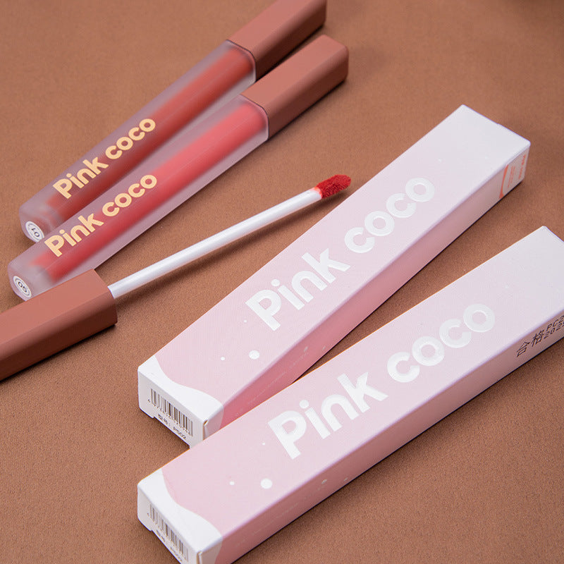 Pink Coco Powder Matte Lip Gloss