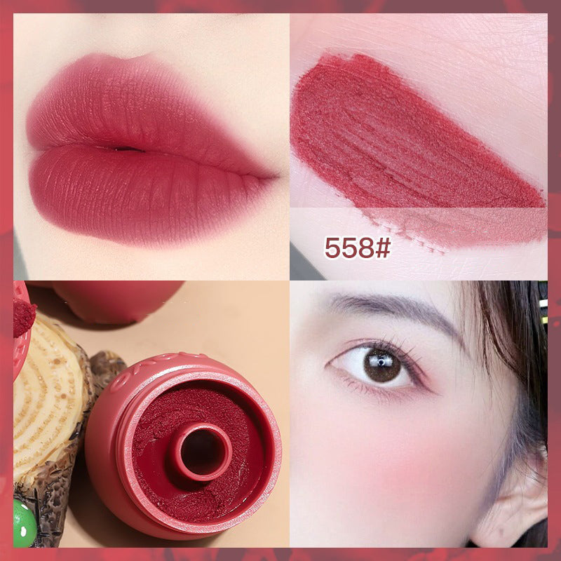 Mushroom Shape Velvet Matte Lipstick