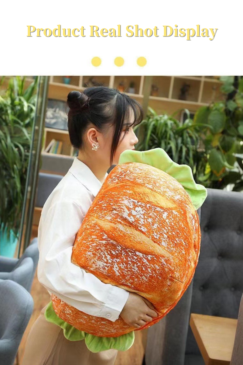 Kawaii Simulation Hamburger Bread Cushion Pillow