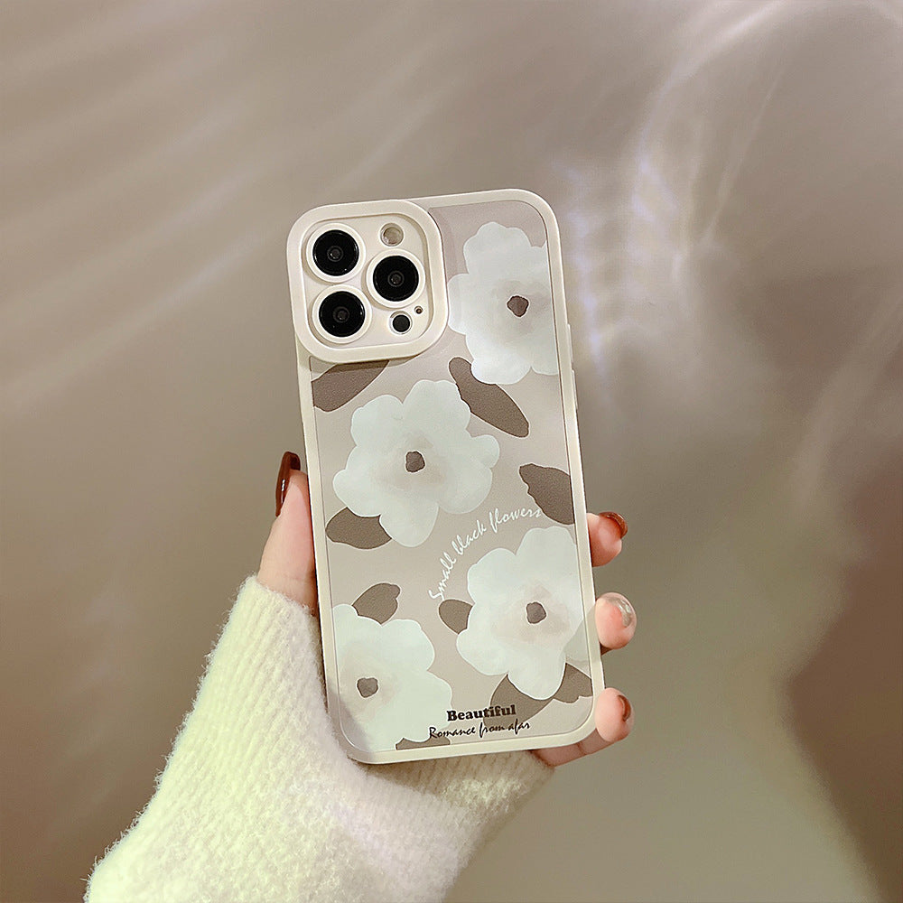 Vintage Matte Flower Phone Case