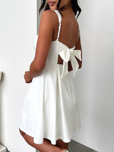 Devine Square Neck Mini Dress