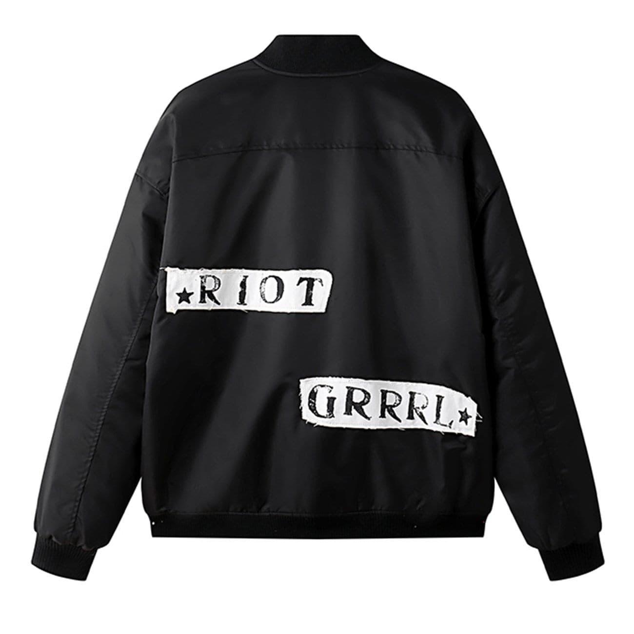 "Character Patch" Varsity Jacket