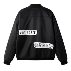 "Character Patch" Varsity Jacket