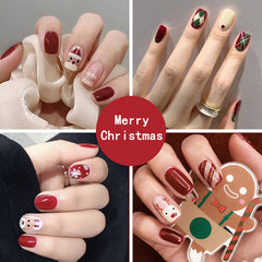 Christmas Exclusive Wearable Nails Finished Manicure