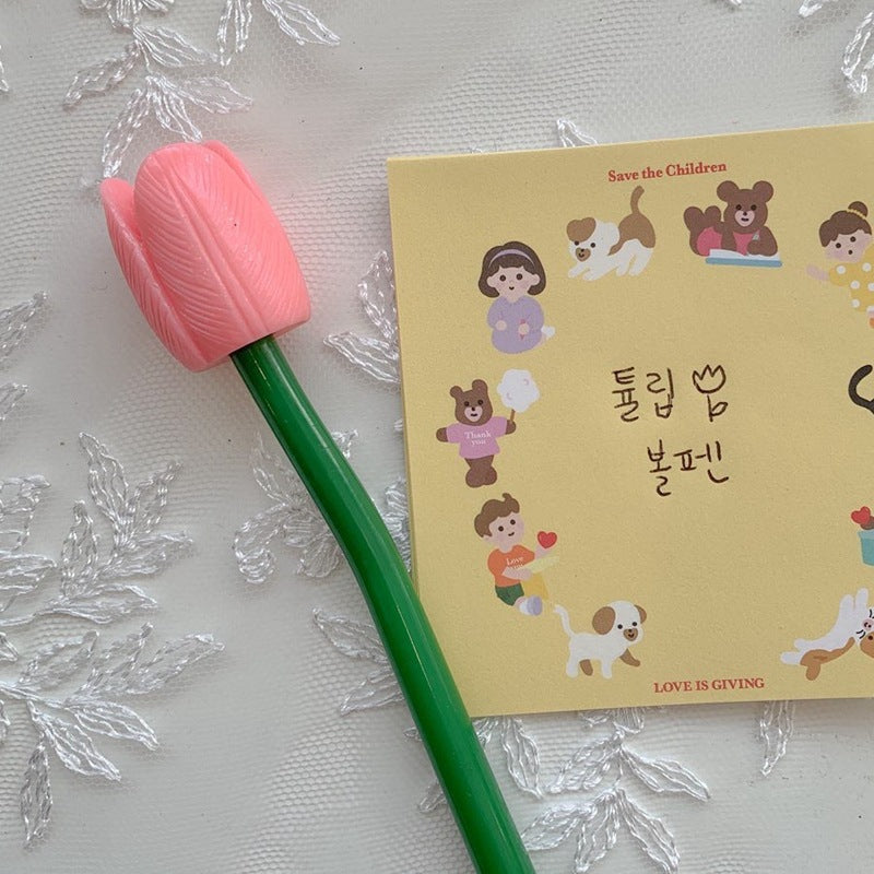 Cute Tulip Ballpoint Pen(0.7mm)