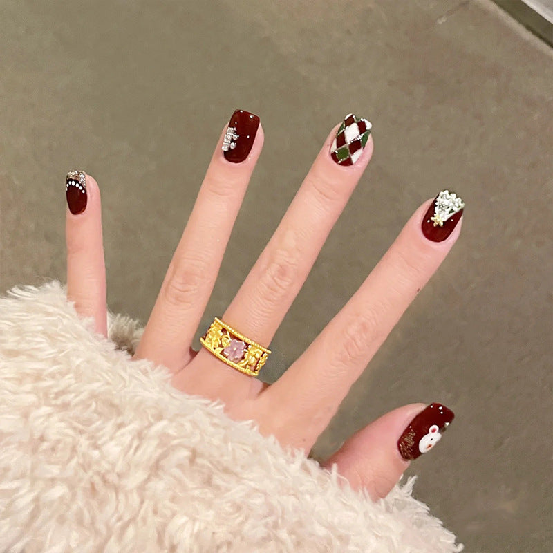 【Z152】Wearable Nails Finished Manicure