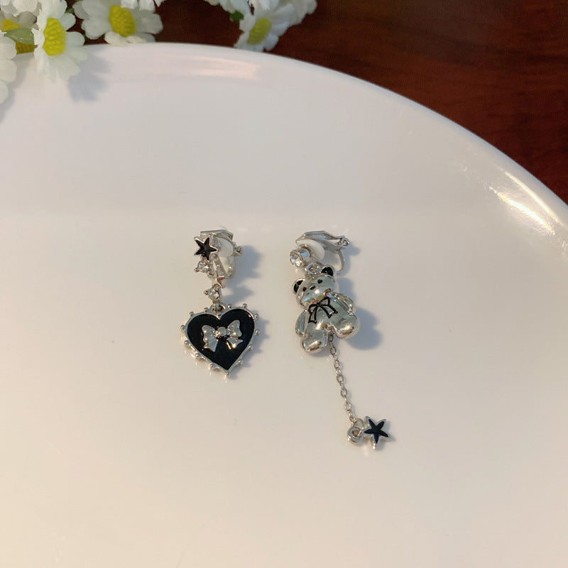 Cute Bear Star Earrings