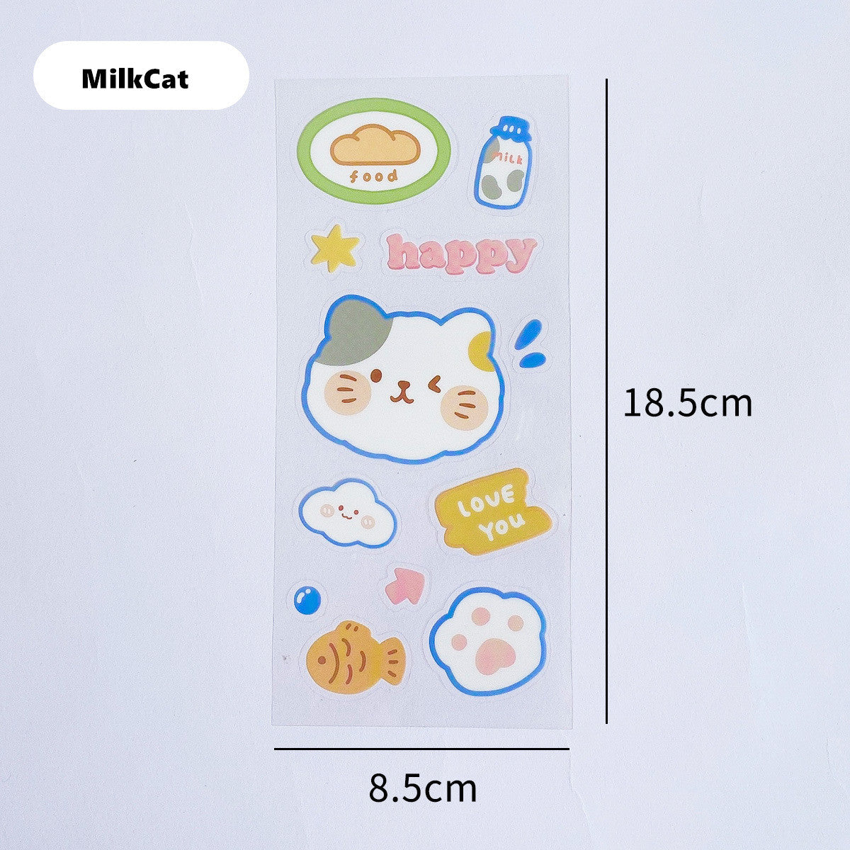 Cute Transparent PVC Sticker