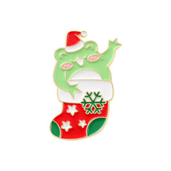 Cute Frog Christmas Series Pins