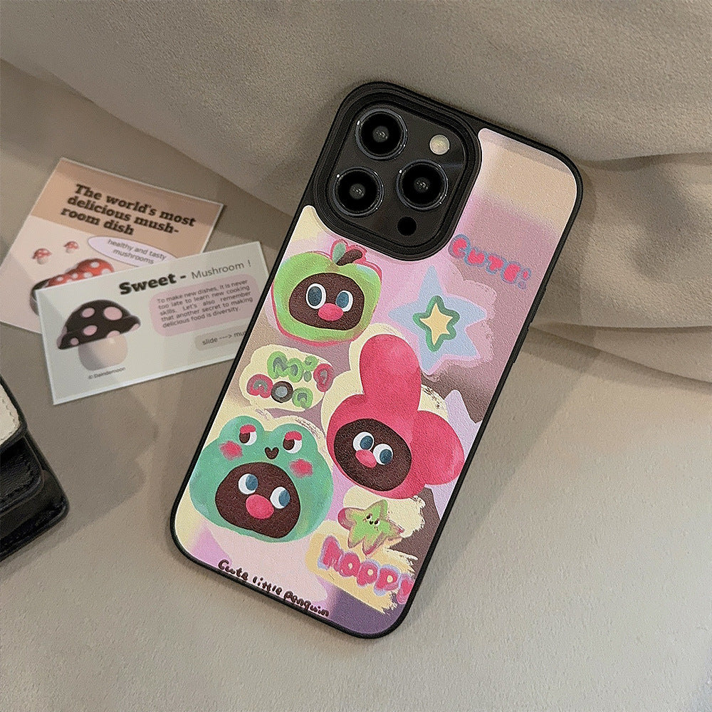 Cute Funny Oil Painting Phone Case