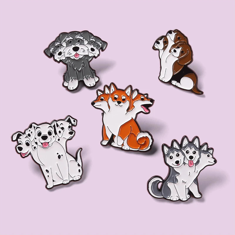 Animal Fox Dog Pins