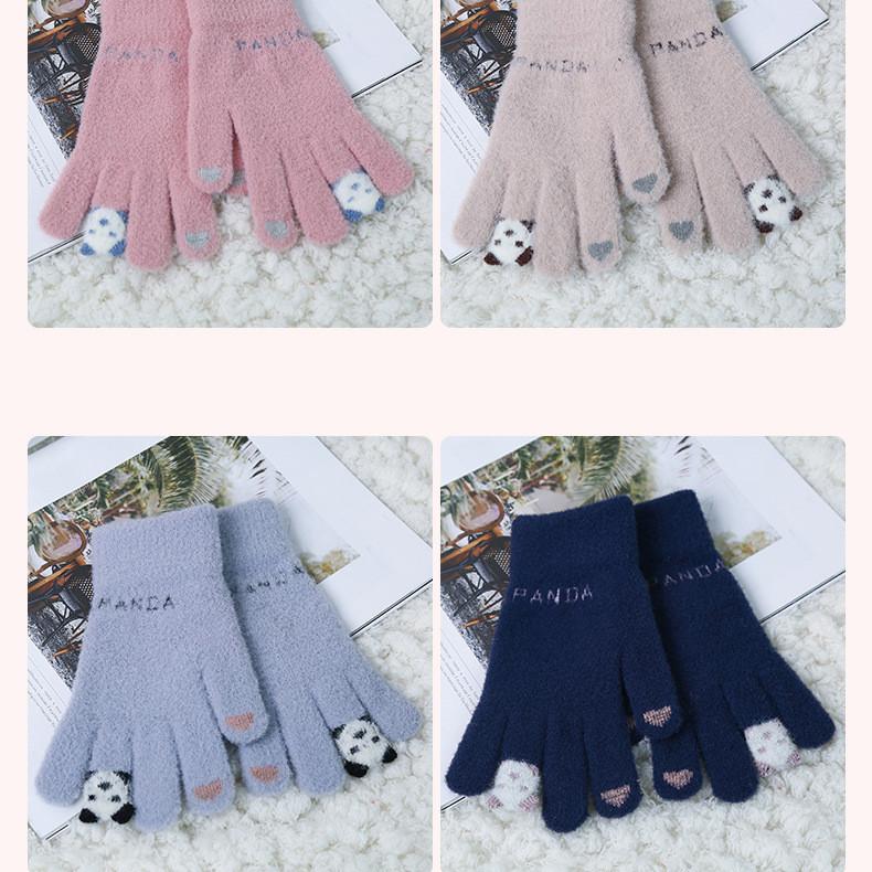 Cartoon Touch Screen Split Finger Gloves