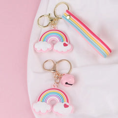 Cute Rainbow Keychain