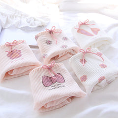 Cute Cat Paw With Bow Panties