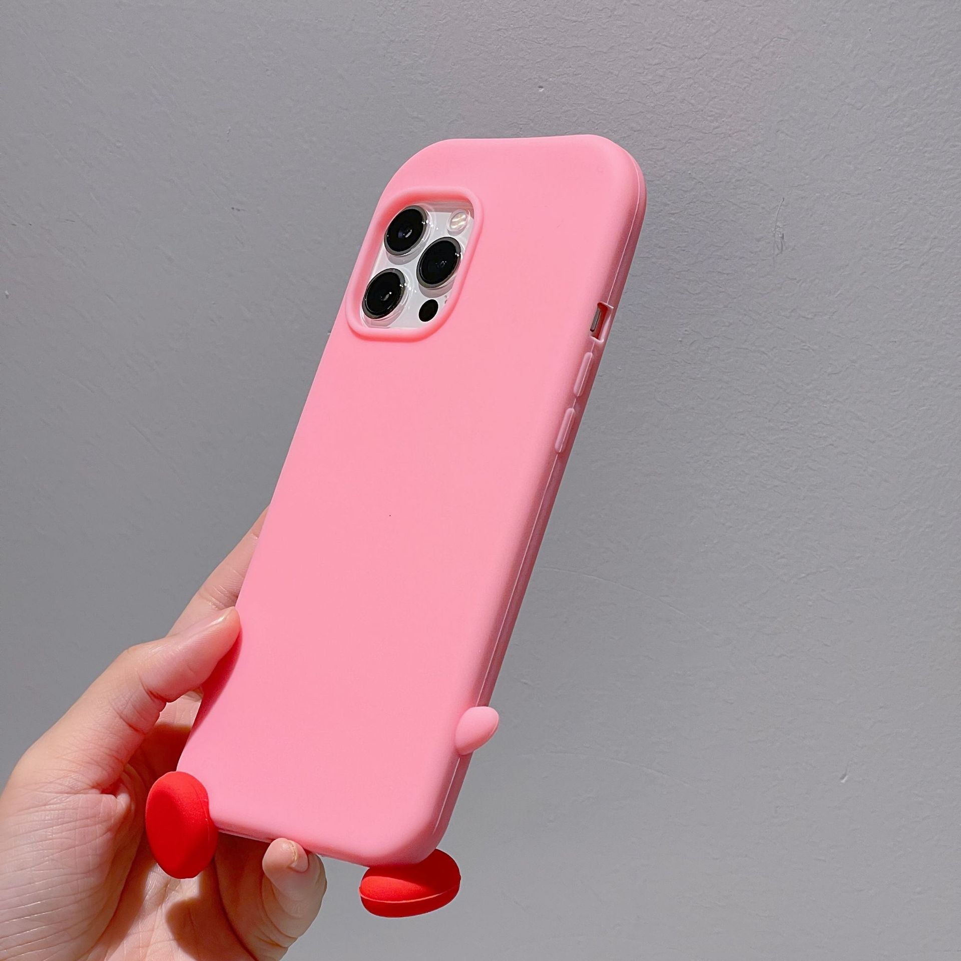 Cute Big Mouth Kirby Phone Case