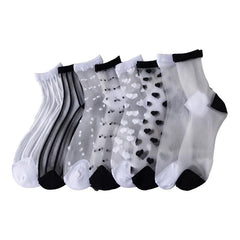 Korean Glass Silk Socks