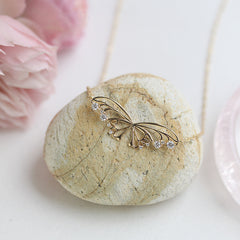 Butterfly Silver Necklace