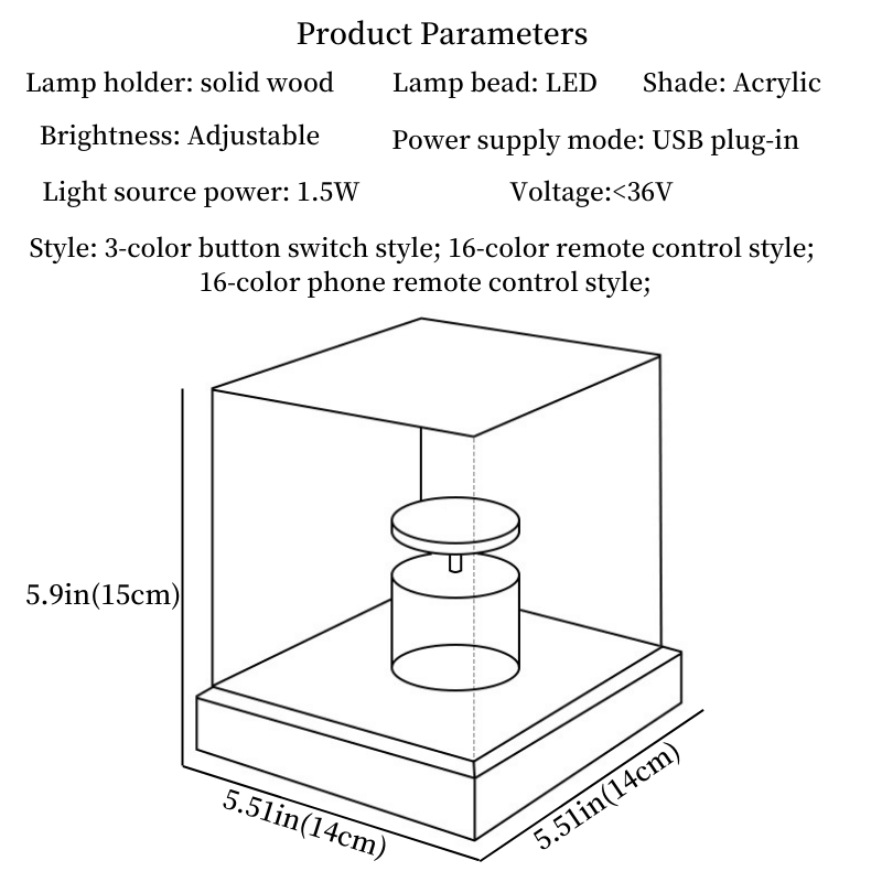 Bedside Flame Atmosphere Night Light