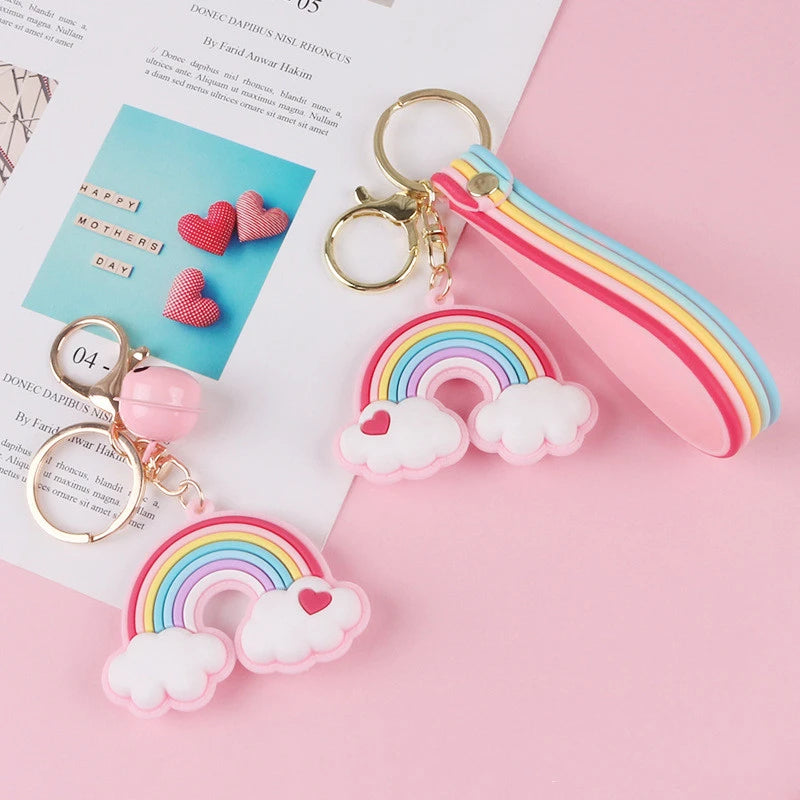 Cute Rainbow Keychain